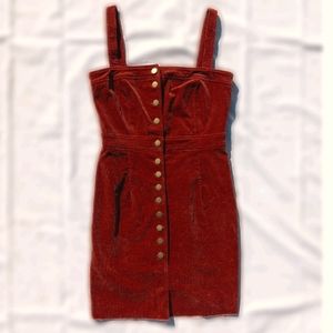 Mahina button down corduroy dress size M